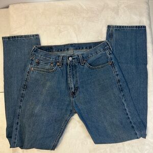 Levi’s 505 Regular Fit Jeans Men’s 33x34 Medium Wash Straight Leg Classic Denim